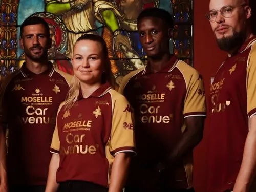 FC Metz : un nouveau maillot "hommage" au patrimoine messin