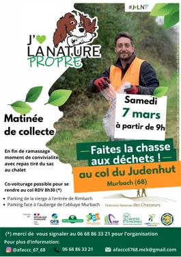 Opération « J’aime la nature propre » au Col du Judenhut