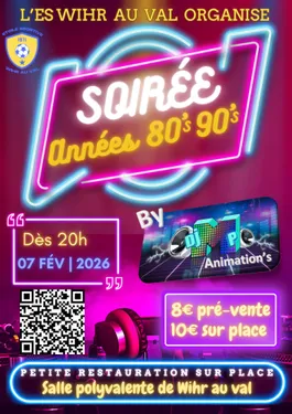 Soirée anéé 80's 90's