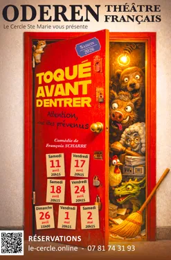 Pièce de théâtre en français "Toqué avant d'entrer"