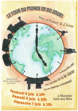 Tour du monde en 80 jours, pièce de théâtre des élèves de la 8e...