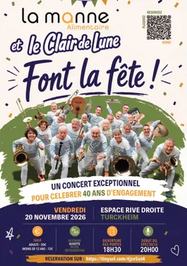La fanfare du Clair de Lune et La Manne font la fête