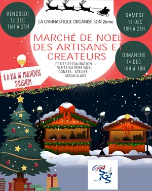 Marché de Noël de la société de gymnastique de Sausheim 