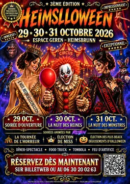 Heimslloween 2026 : Le grand couronnement du cirque de l’horreur