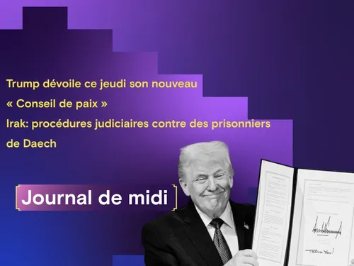 Trump dévoile jeudi le Conseil de paix, Irak: procédures...