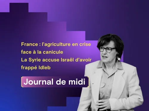 France : l'agriculture en crise face à la canicule, la Syrie accuse...