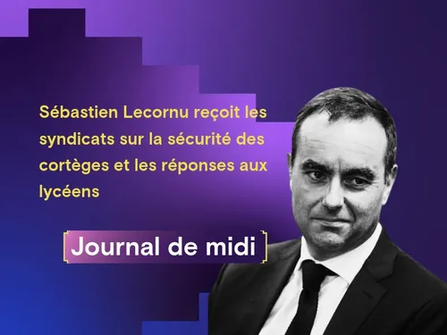 Sébastien Lecornu reçoit les syndicats sur la sécurité des cortèges...