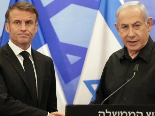 Macron exige un cessez-le-feu à Gaza Et  Netanyahu rejette 2 États