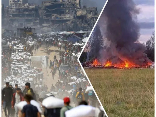 Trêve en débat à Gaza, crash d’un avion en Russie, frappes russes...