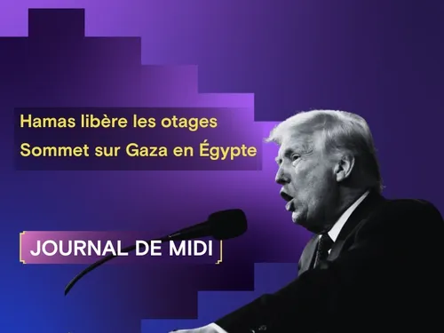 Accord Israël-Hamas : otages libérés, sommet à Charm, Trump encensé...