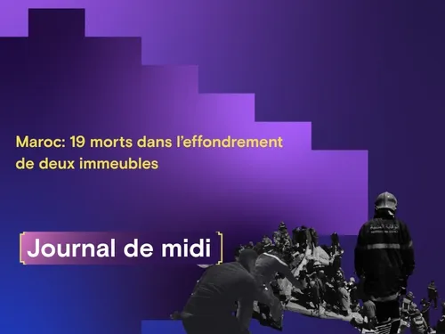 Maroc: 19 morts dans l’effondrement de deux immeubles 