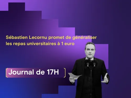 Sébastien Lecornu promet de généraliser les repas universitaires à...