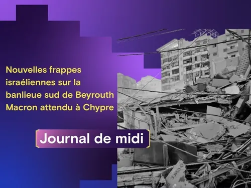 Nouvelles frappes israéliennes sur la banlieue sud de Beyrouth,...