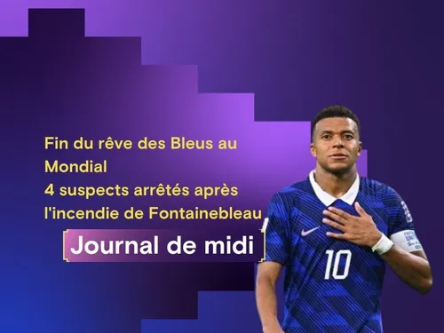 Fin du rêve des Bleus au Mondial; quatre suspects arrêtés après...