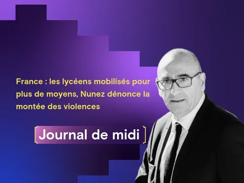 France : les lycéens mobilisés pour plus de moyens, Nunez dénonce...