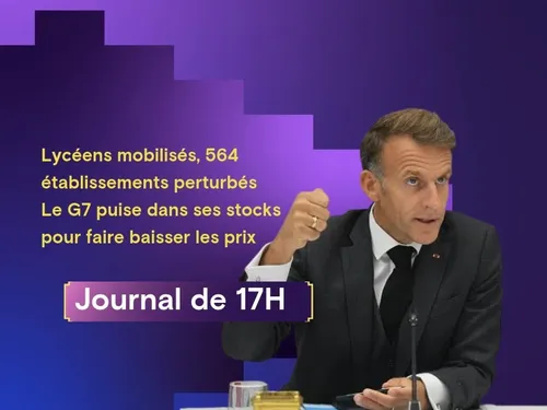  Lycéens mobilisés : 564 établissements perturbés. Le G7 puise dans...