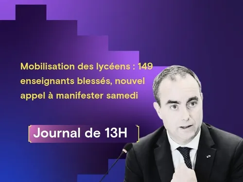 Mobilisation des lycéens : 149 enseignants blessés, nouvel appel à...