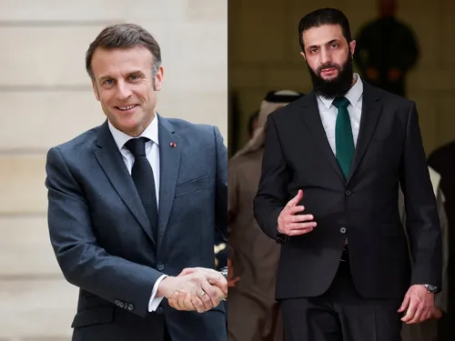  Le président syrien par intérim Ahmad al-Charaa à Paris pour une...