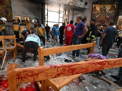Syrie : l’EI frappe une église à Damas, 22 morts