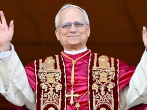 Le Pape Léon XIV a célébré sa première messe en tant que chef de...