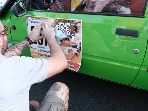 205 Africa Raid : Loan & Yassine, stagiaires du Greta au lycée...