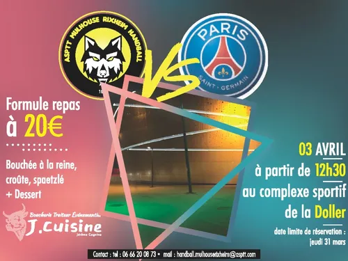 ASPTT M/R - PSG Handball II le 3 avril