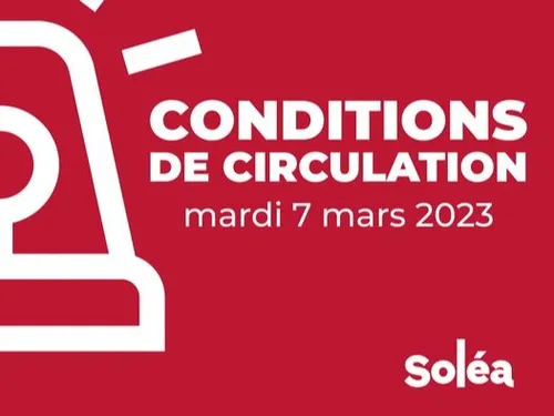 Mouvement de grève du 7/03 :  des perturbations sur le réseau Soléa