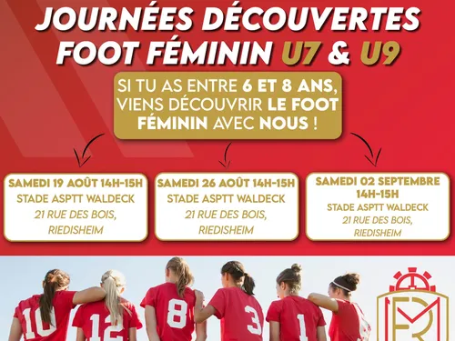 Journée découverte foot féminin U7 & U9