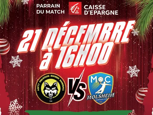 Handball N1 : ASPTT Mulhouse RIxheim vs Molsheim au Palais des Sports