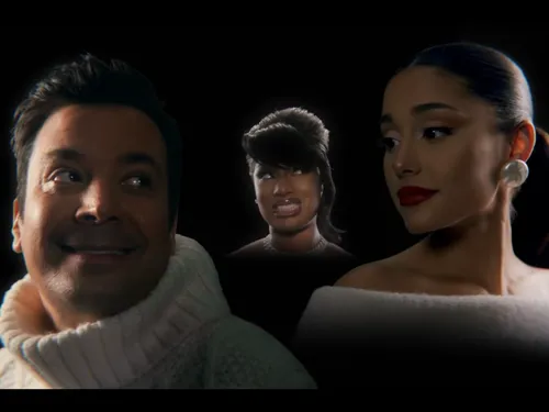 Jimmy Fallon : sa vidéo délirante pour Noël avec Ariana Grande et...