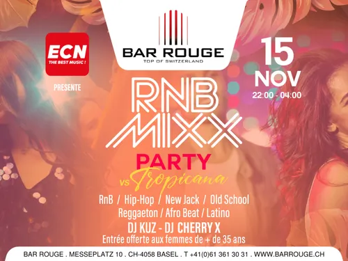 RnB Mixx Party vs Tropicana au Bar Rouge