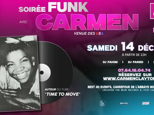 Soirée funk avec Carmen