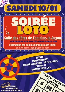 FONTAINE-LA-GUYON - Loto du comité des fêtes