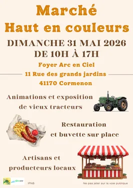CORMENON (41) - Marché Haut en couleurs