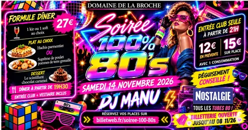 ÉTRÉPAGNY (27) - Soirée 100% 80's