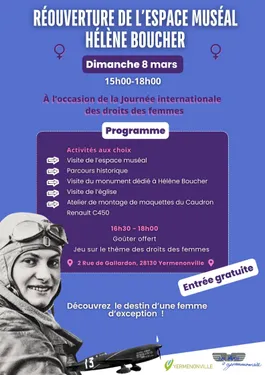 YERMENONVILLE - Réouverture de l'espace muséal Hélène Boucher