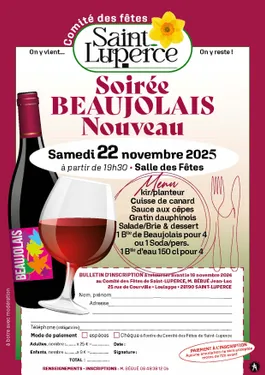 SAINT-LUPERCE - Soirée Beaujolais