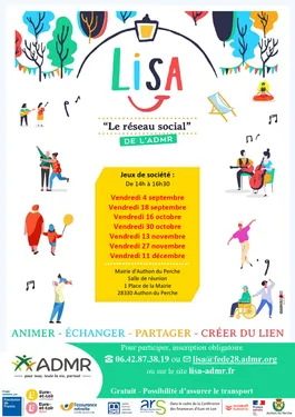 AUTHON-DU-PERCHE - LISA : Jeux de société