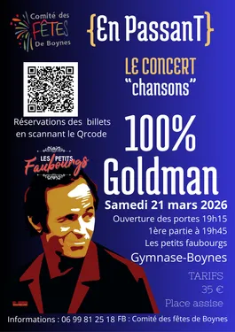 BOYNES (45) - Concert "En passant 100% Goldman"