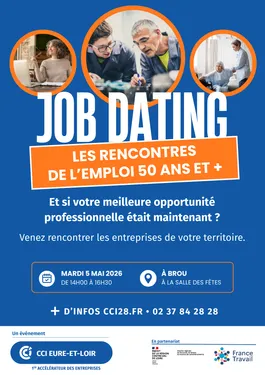 BROU - Job Dating : Les rencontres de l'emploi 50 ans et +