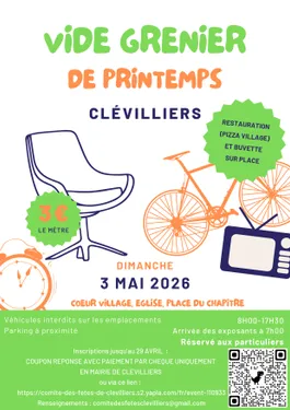 CLÉVILLIERS - Vide-greniers de printemps