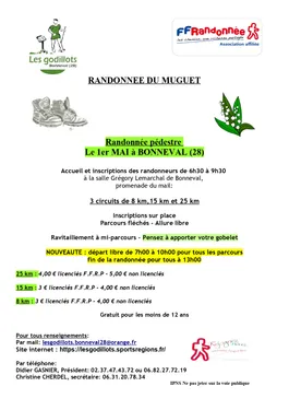 BONNEVAL - Randonnée du muguet