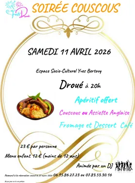 DROUÉ (41) - Soirée couscous