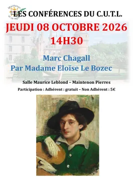 MAINTENON - Conférence : Marc Chagall, l’art et la vie