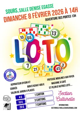 SOURS - Loto de la section culturelle de Sours