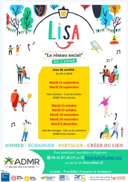 THIRON-GARDAIS - LISA : Jeux de société