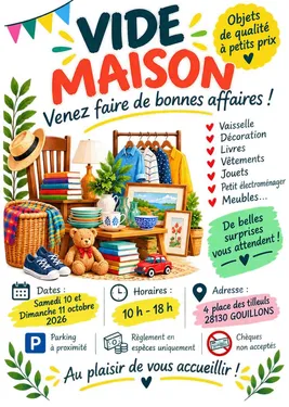 GOUILLONS - Vide maison