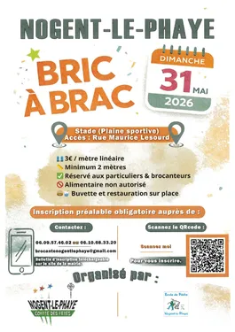 NOGENT-LE-PHAYE - Brocante du comité des fêtes et de l'école de pêche