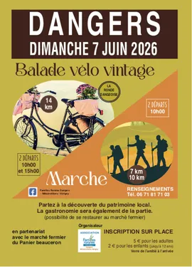 DANGERS - Balade Vélo vintage (la ronde dangeoise) et Marche