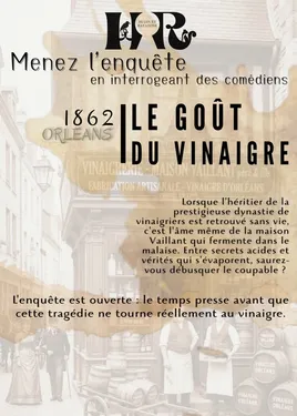 SEMOY (45) - Cluedo géant - Enquête immersive "Orléans 1862 - Le...